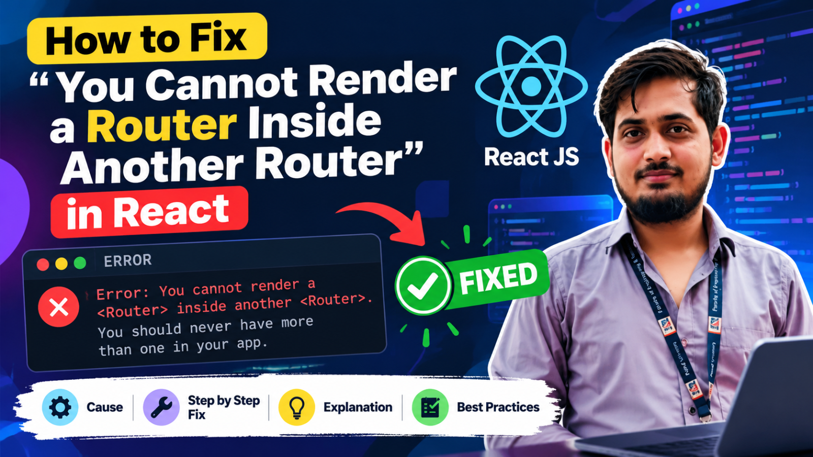 How to Fix “You Cannot Render a Router Inside Another Router” in React