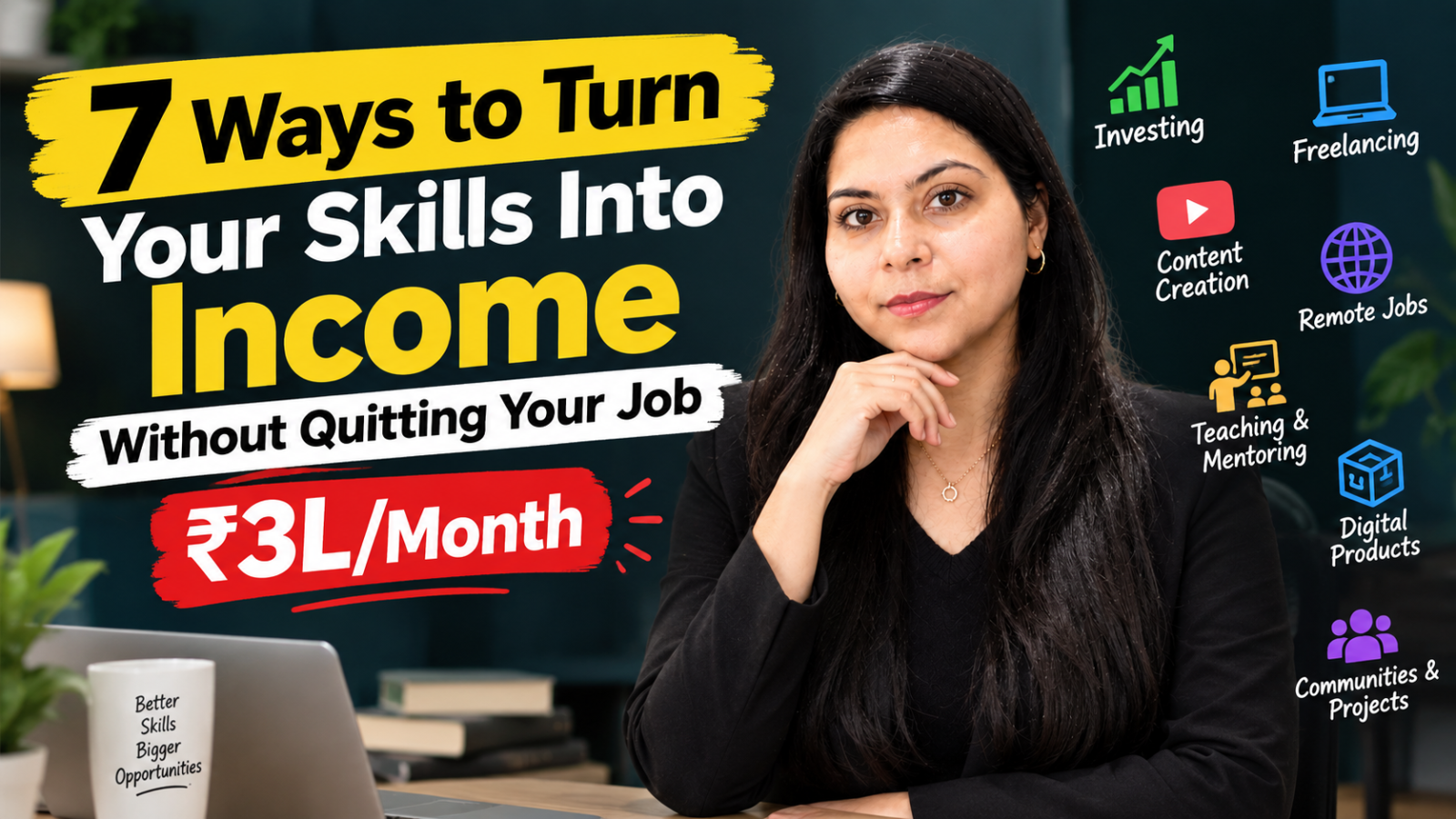 7 Ways to Turn Your Skills Into Income Without Quitting Your Job | ₹3L/Month