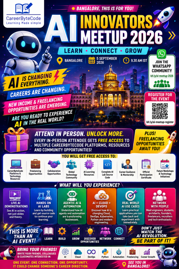 AI Innovators Meetup 2026 - Bangalore - 05-Sep-2026