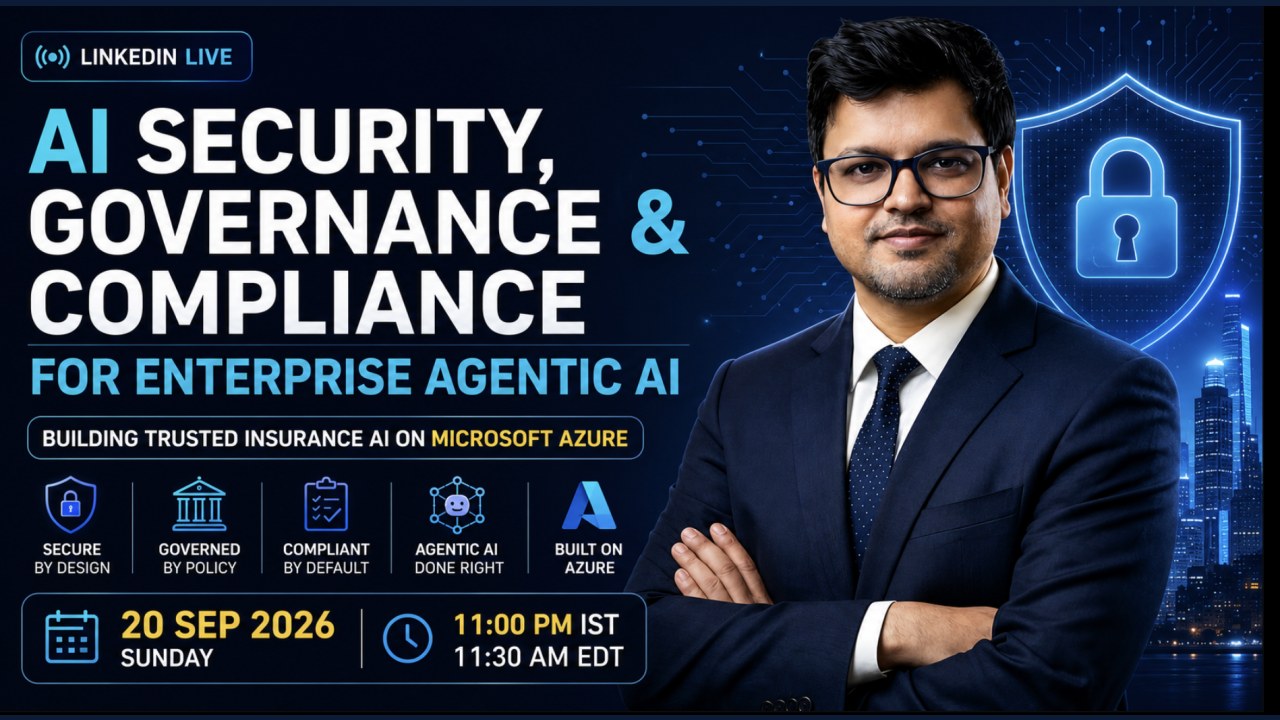 AI Security, Governance & Compliance for Enterprise Agentic AI poster