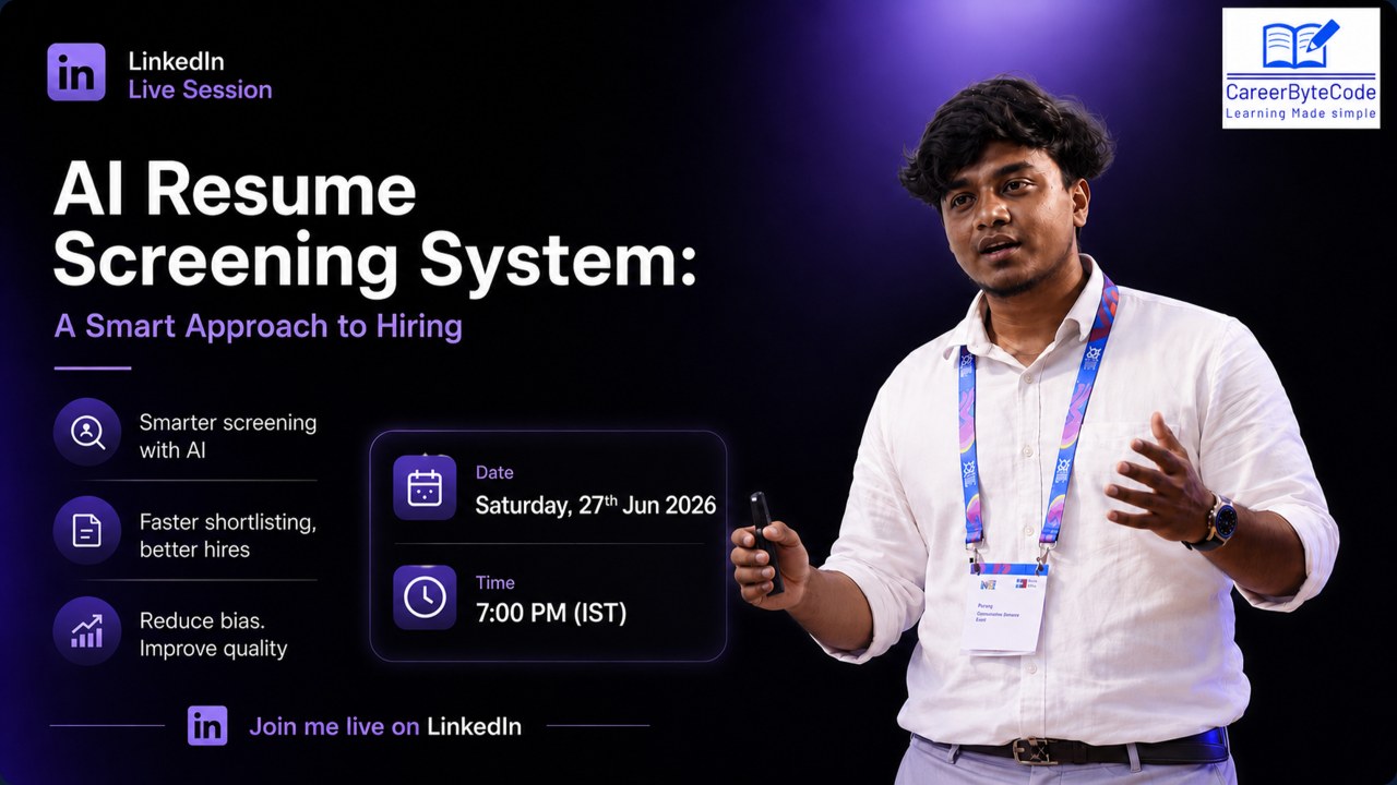 How AI Screens Resumes in Seconds | Live LinkedIn Session poster