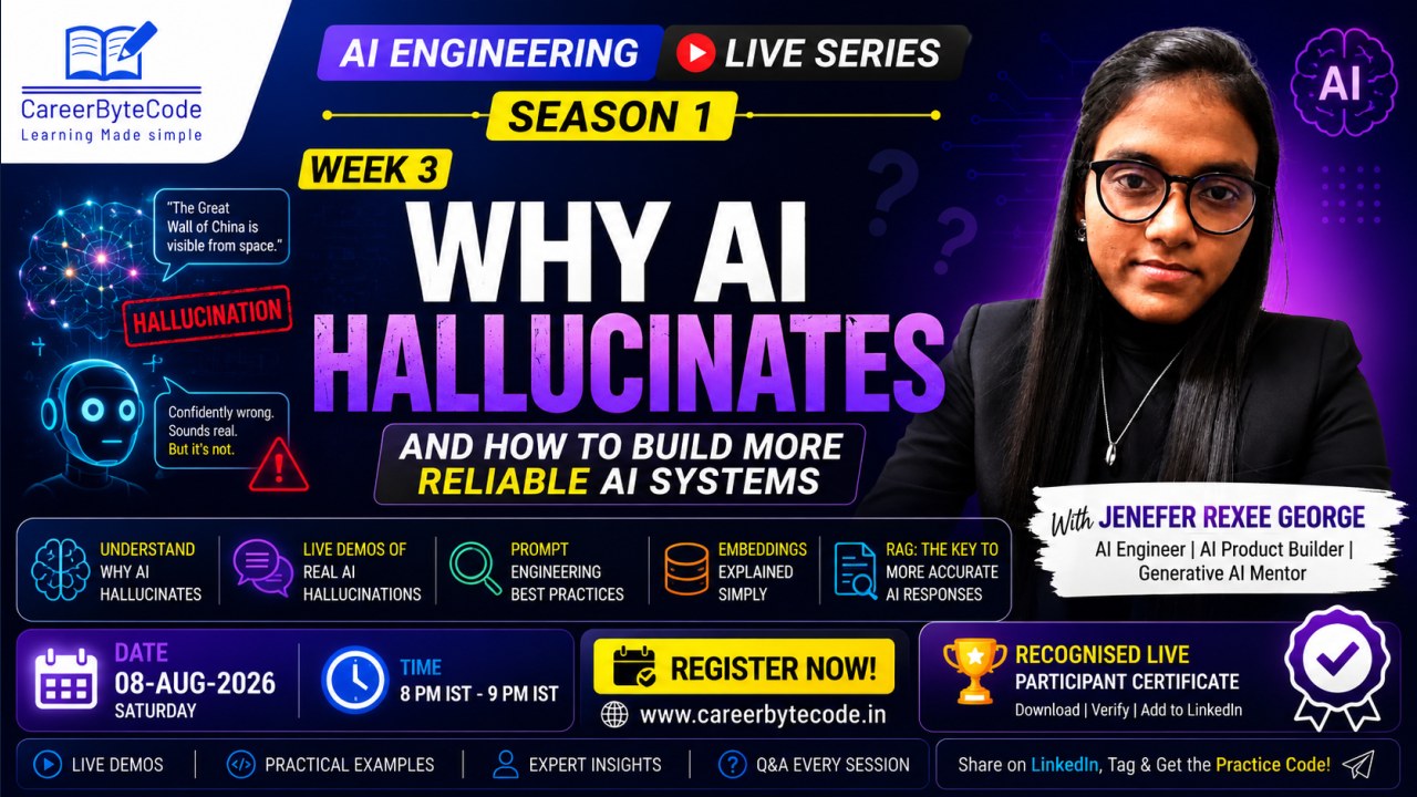 Week 3 | Why AI Hallucinates and How to Build More Reliable AI Systems poster